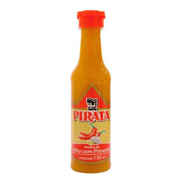 MOLHO PIRATA 150ML ALHO COM PIMENTA