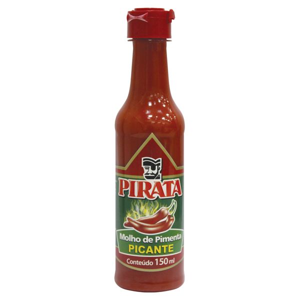 MOLHO PIRATA 150ML PIMENTA PICANTE