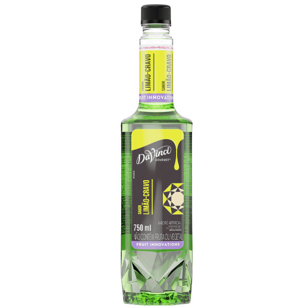 XAROPE DAVINCI GOURMET LIMÃO-CRAVO COM 750ML