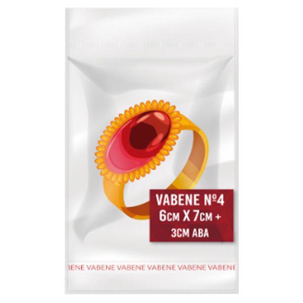 SACO PLÁSTICO ESPECIAL VABENE FECHO ADESIVO 06,0X07 COM 100