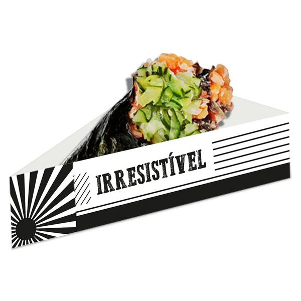 CAIXA PAPEL FESTCOLOR BERCO TEMAKI BRANCO/PRETO COM 50