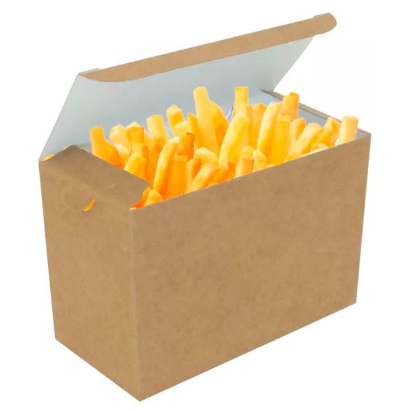 CAIXA PAPEL FESTCOLOR BATATA MÉDIA KRAFT COM 50