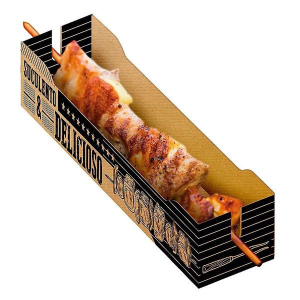 CAIXA PAPEL FESTCOLOR ESPETINHO KRAFT COM 50