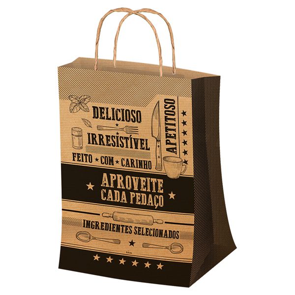 SACO PAPEL FESTCOLOR SOS IMPRESSO KRAFT P COM 50