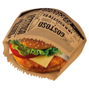 SACO PAPEL FESTCOLOR HAMBURGUER KRAFT COM 50