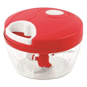 PROCESSADOR MANUAL ALIMENTOS 500ML VERMELHO