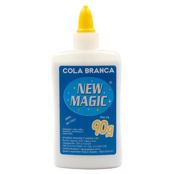 COLA BRANCA NEW MAGIC 90G UNIDADE