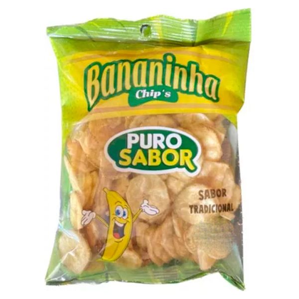 BANANINHA CHIPS PURO SABOR TRADICIONAL COM 200G