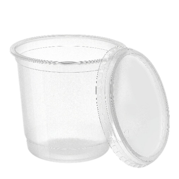 KIT POTE DANUBIO 1000ML TRANSPARENTE PACOTE COM 24