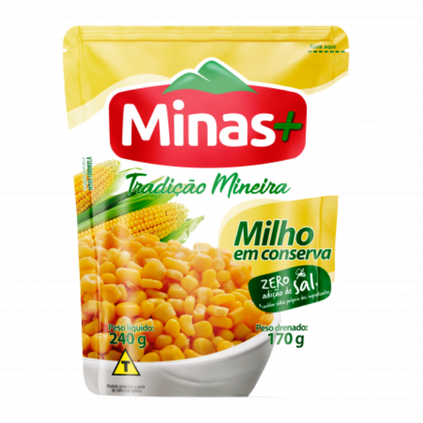 MILHO VERDE CONSERVA MINAS MAIS SACHÊ 170G