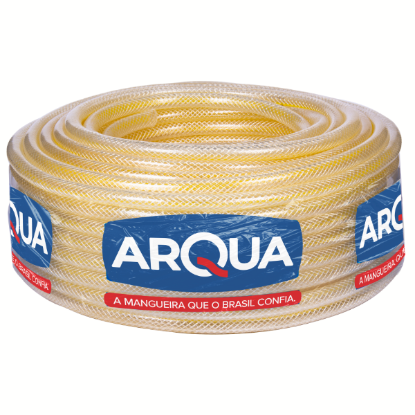 MANGUEIRA ARQUAMAX MULTIUSO COM TARJA TRANSPARENTE 50M