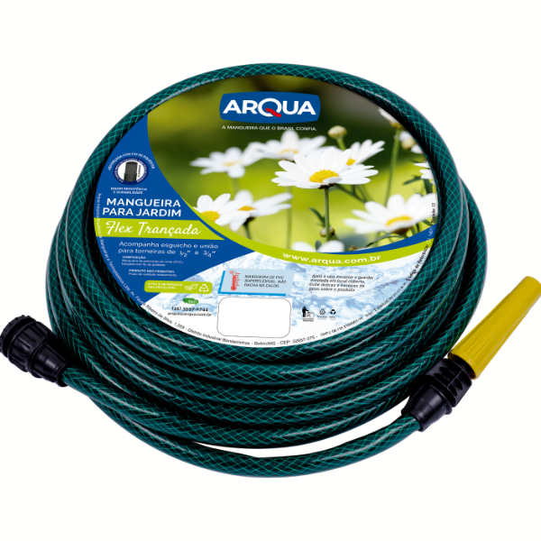 MANGUEIRA JARDIM FLEX TRANCADA VERDE 10M