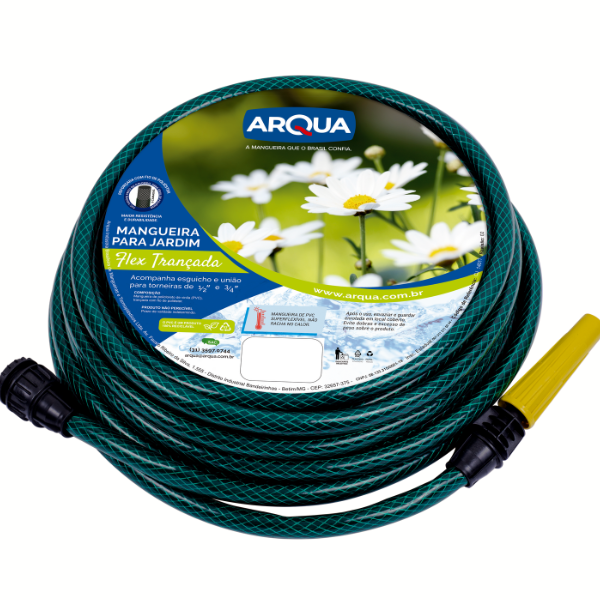 MANGUEIRA JARDIM FLEX TRANCADA VERDE 20M