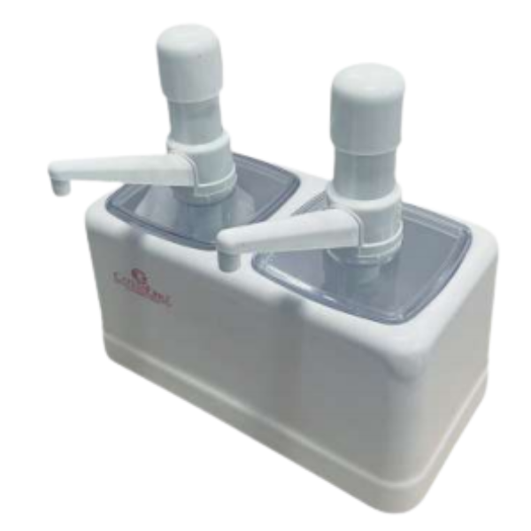 DOSADOR COSTA FRIO MULTIUSO BRANCO COM 2 POTES 1500ML