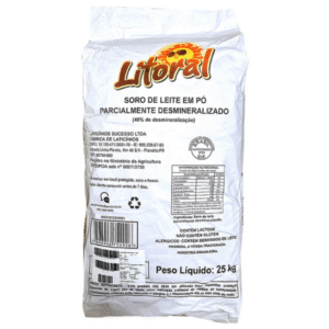 SORO DE LEITE EM PÓ LITORAL 25KG