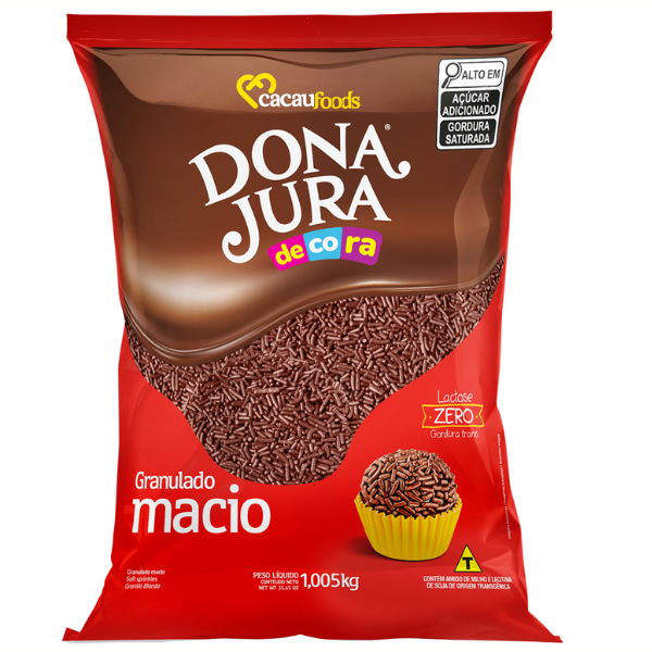 GRANULADO DONA JURA MACIO CHOCOLATE 1,005KG