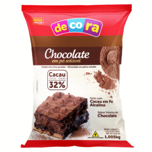 CHOCOLATE EM PÓ DECORA 32% 1,005KG