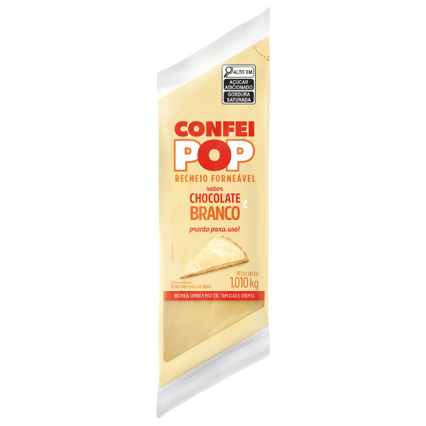 RECHEIO CONFEIPOP FORNEÁVEL CHOCOLATE BRANCO 1,01KG