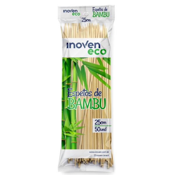 ESPETO INOVEN ECO BAMBU 25CM COM 50