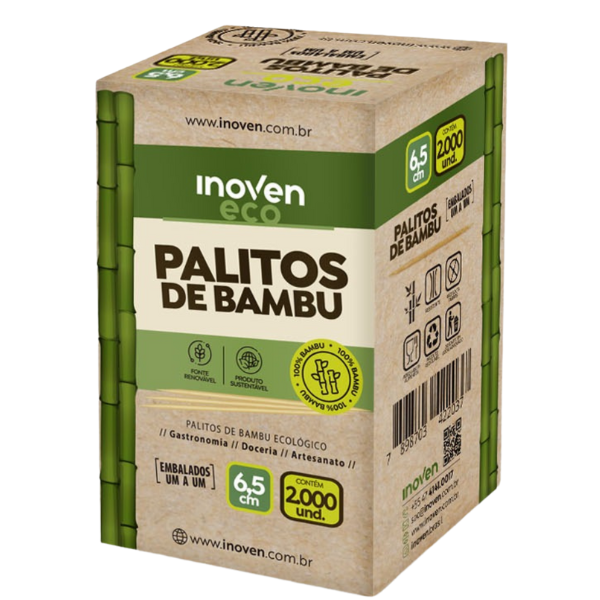 PALITO INOVEN DENTAL BAMBU SACHÊ COM 2000