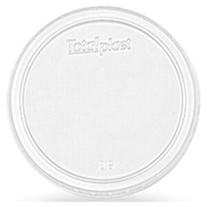 TAMPA TOTALPLAST PS POTE 100ML TRANSPARENTE COM 100