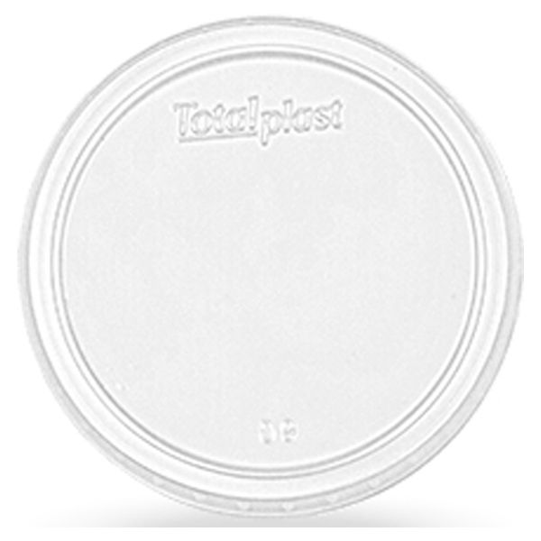 TAMPA TOTALPLAST PS POTE 100ML TRANSPARENTE COM 100