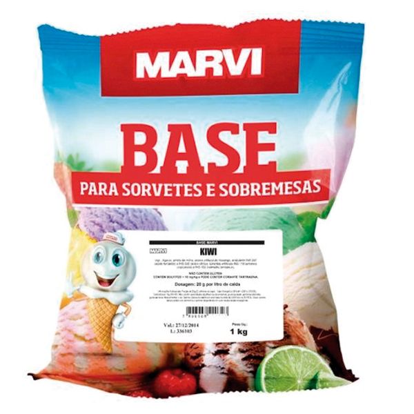 PÓ SABORIZANTE MARVI KIWI COM 1KG