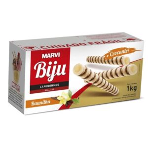 ROLO WAFFER MARVI BIJU BAUNILHA COM 1KG