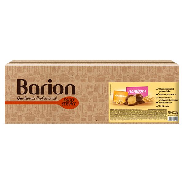 BOMBOM BARION CHOCOLATE AMENDOIM 0121-7 2,3KG