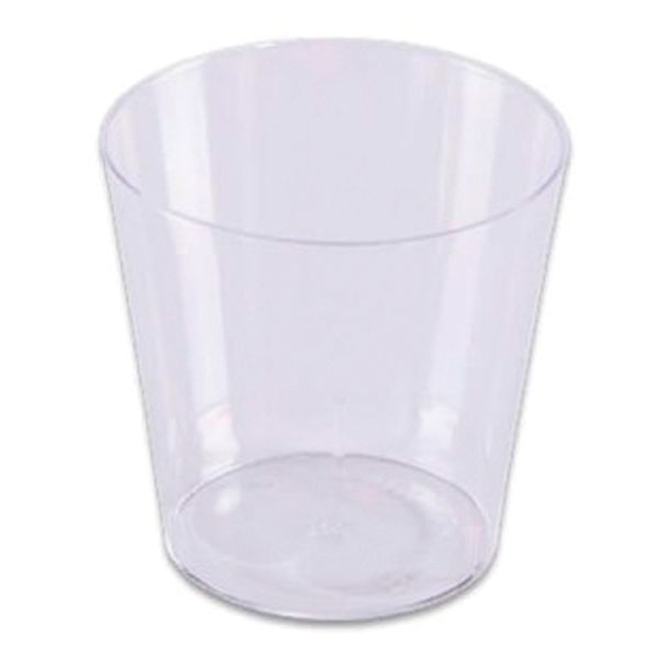 COPO MINI ACRILICO PRAFESTA TRANSPARENTE 25ML C/10