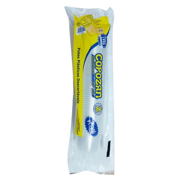 POTE PS COPOZAN 200ML TRANSPARENTE COM 50