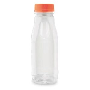 GARRAFINHA 300ML COM TAMPA LARANJA COM 100