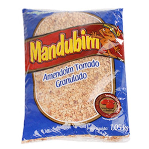 AMENDOIM MANDUBIM TORRADO GRANULADO COM 1,05KG