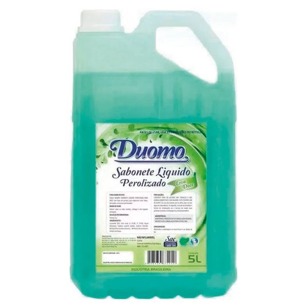 SABONETE DUOMO LÍQUIDO PEROLIZADO NATURAL 5L