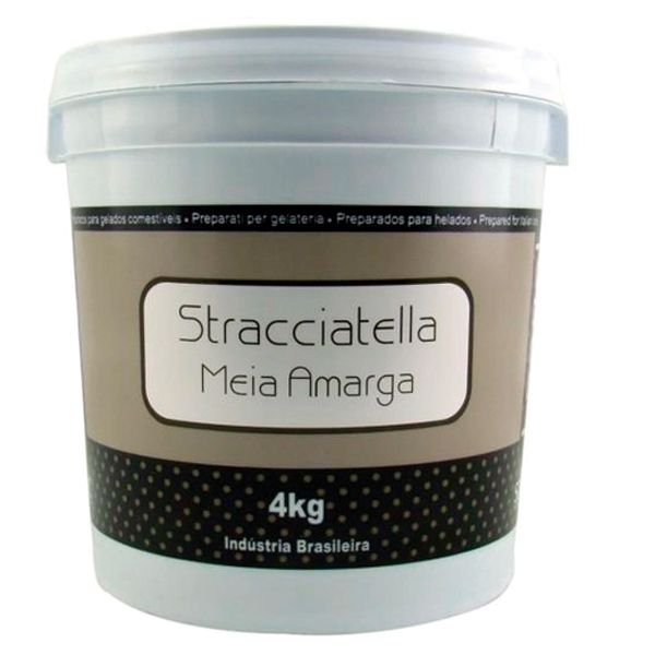 STRACCIATELLA LEAGEL MEIA AMARGA COM 4KG
