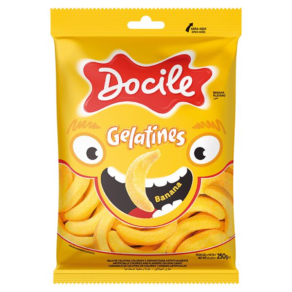 GELATINES DOCILE BANANA 250G