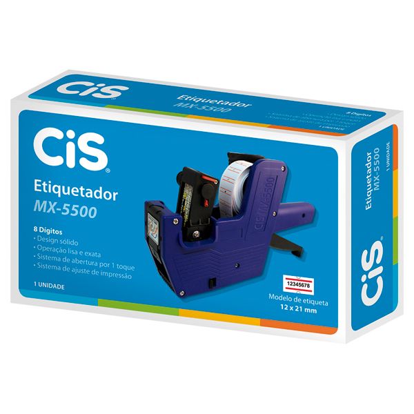 ETIQUETADORA CIS 8 DIGITOS UNIDADE