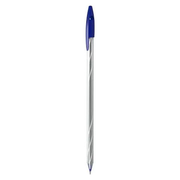 CANETA ESFEROGRÁFICA CIS LINEA 0,7MM 2 AZUL + 1 PRETA COM 3