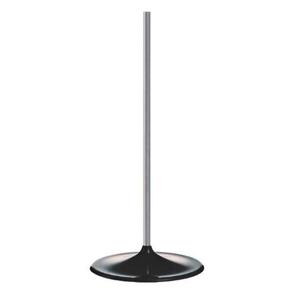 SUPORTE BOBINA ESTRELA PEDESTAL ALUMÍNIO PRETO