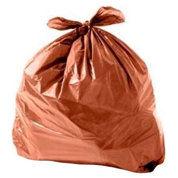 SACO LIXO GLOBAL 200L 90X100 MARROM COM 100