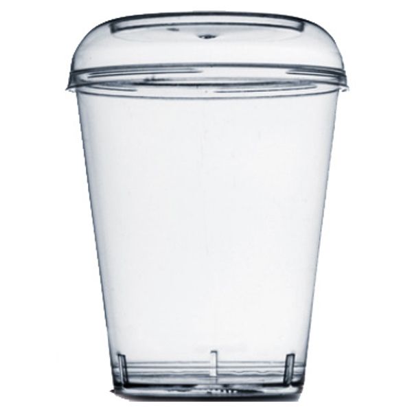 COPO ACRÍLICO PL PIC-040/1 40ML TRANSPARENTE COM TAMPA COM 10