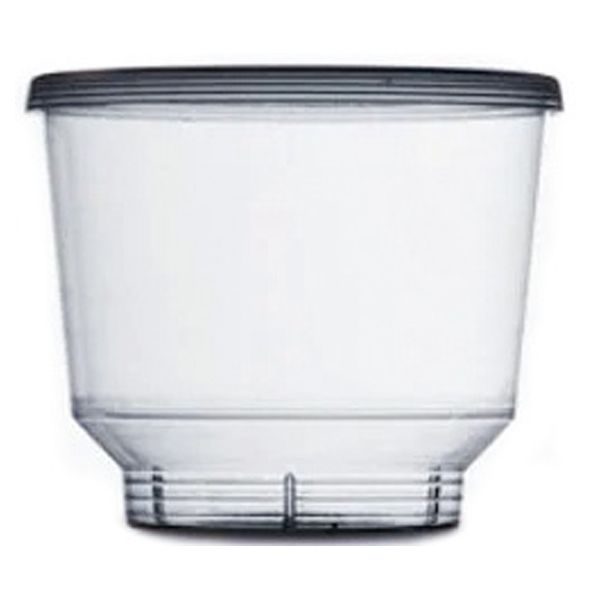 COPO ACRÍLICO PL PIC-110/1 110ML TRANSPARENTE COM TAMPA COM 10