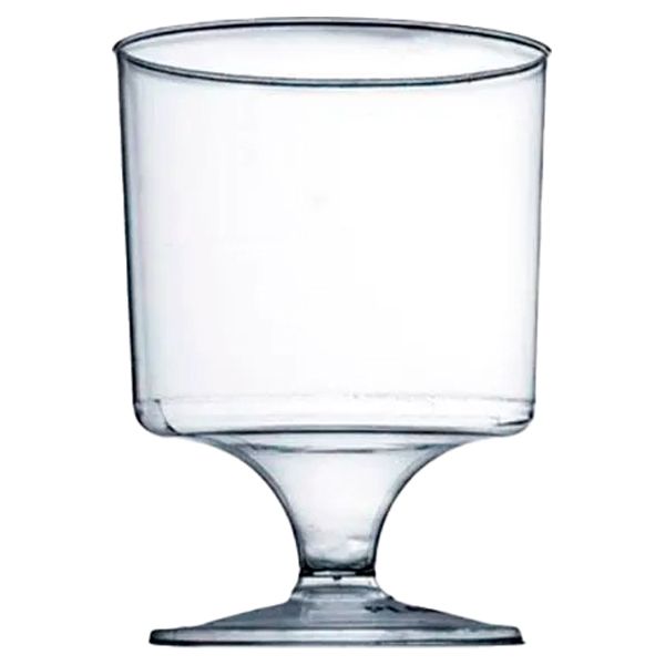 TAÇA ACRÍLICA PL PIT-150/1 150ML COM TAMPA TRANSPARENTE COM 5
