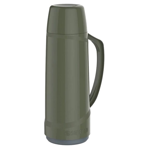 GARRAFA TÉRMICA SOPRANO CRISTAL 1L VERDE