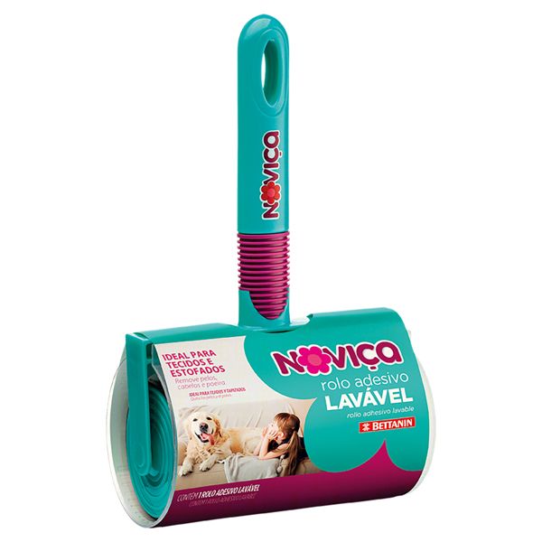 ROLO ADESIVO NOVIÇA LAVAVEL REMOVE PELO
