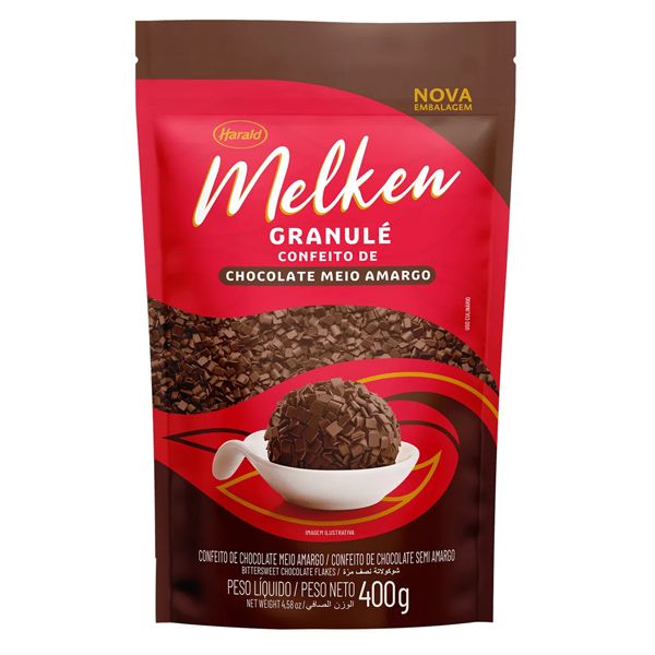 GRANULADO MELKEN GRANULE MEIO AMARGO 400G