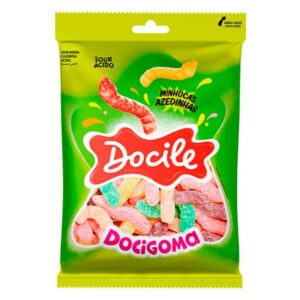 BALA DOCIGOMA DOCILE DOCIGOMA MINHOCA AZEDINHA COM 900G