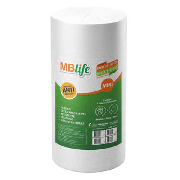 PANO MULTIUSO ROLO MEDIX 30X50 35G BRANCO COM 50