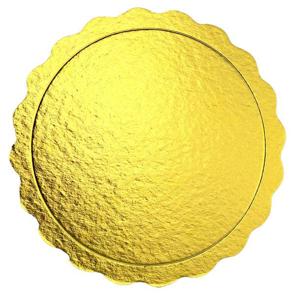 BANDEJA PAPEL CAKEBOARD C&P 32CM DOURADO COM 100
