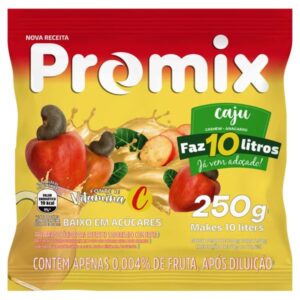 REFRESCO PÓ PROMIX 250G/10L CAJU